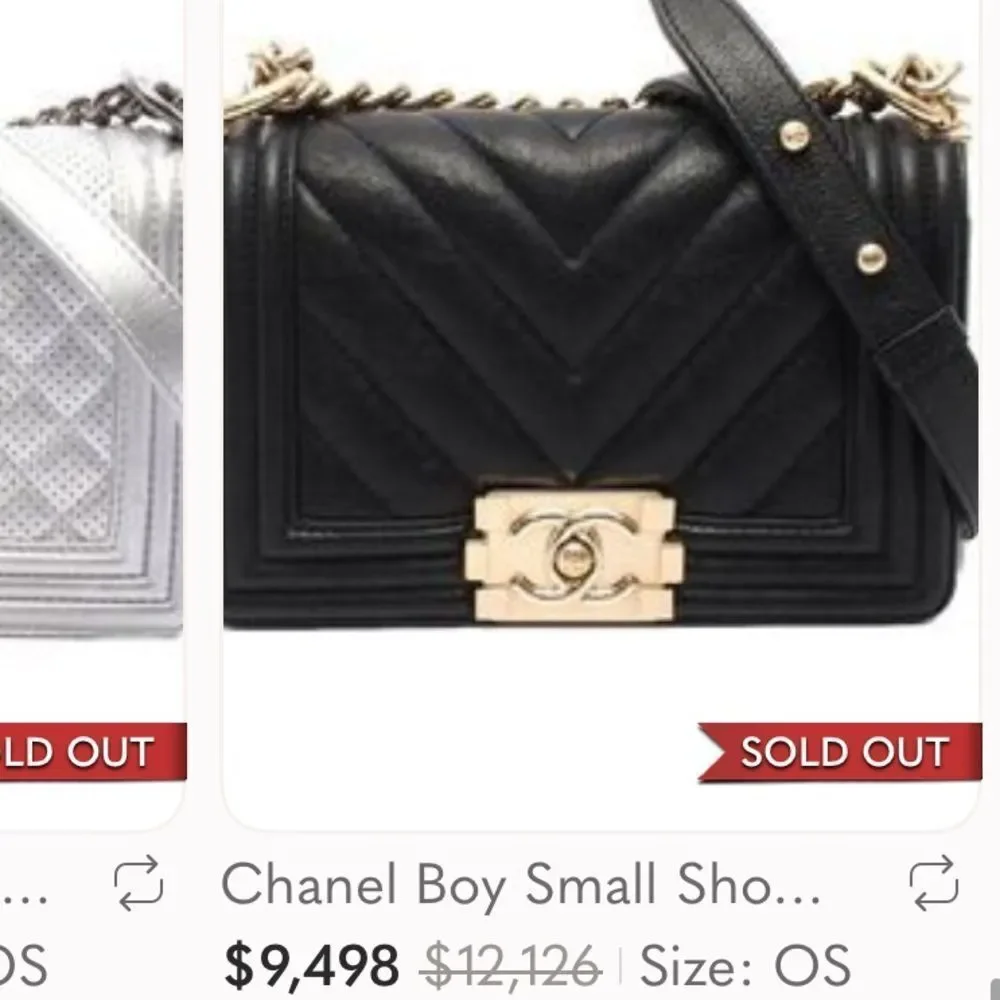CHANEL small boy bag
